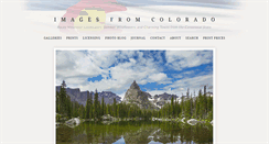 Desktop Screenshot of imagesfromcolorado.com